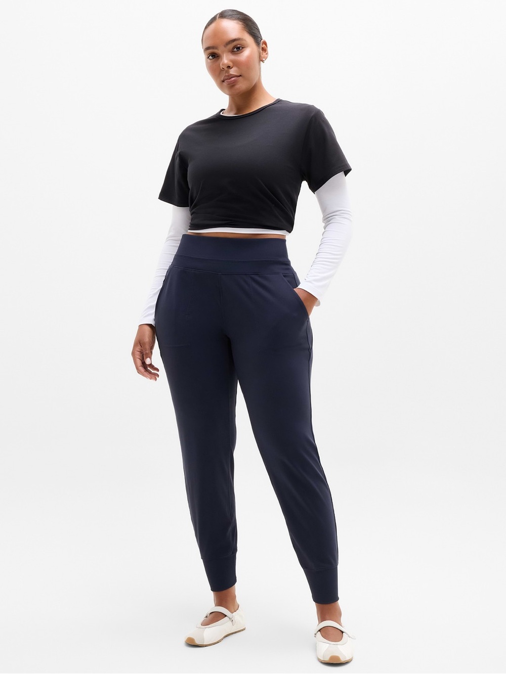 Athleta Navy Venice Joggers